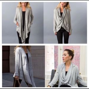 Betabrand continuum cardigan yoga wrap